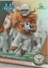 2023 Bowman Chrome University Jordan Whittington Refractor SP RC Los Angeles Ram