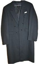 Masterhand Smart Classic Black Ceremonial Formal Long Jacket UK 34R