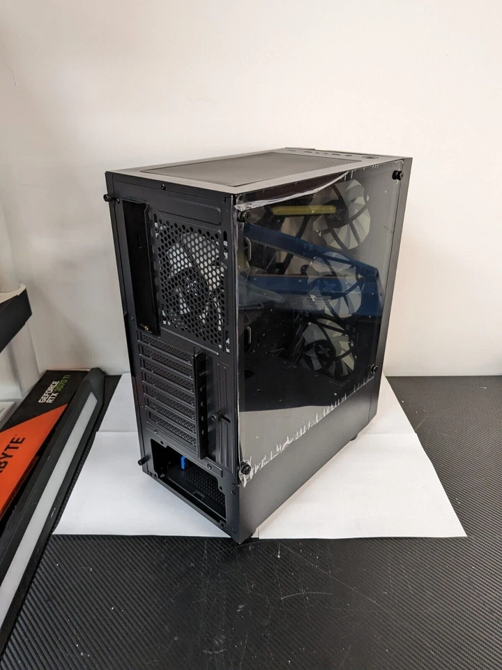 XIGMATEK Duke Black PC Case 4pcs Pre-installed RGB Fan Front & Left Panel... - Image 3 of 3