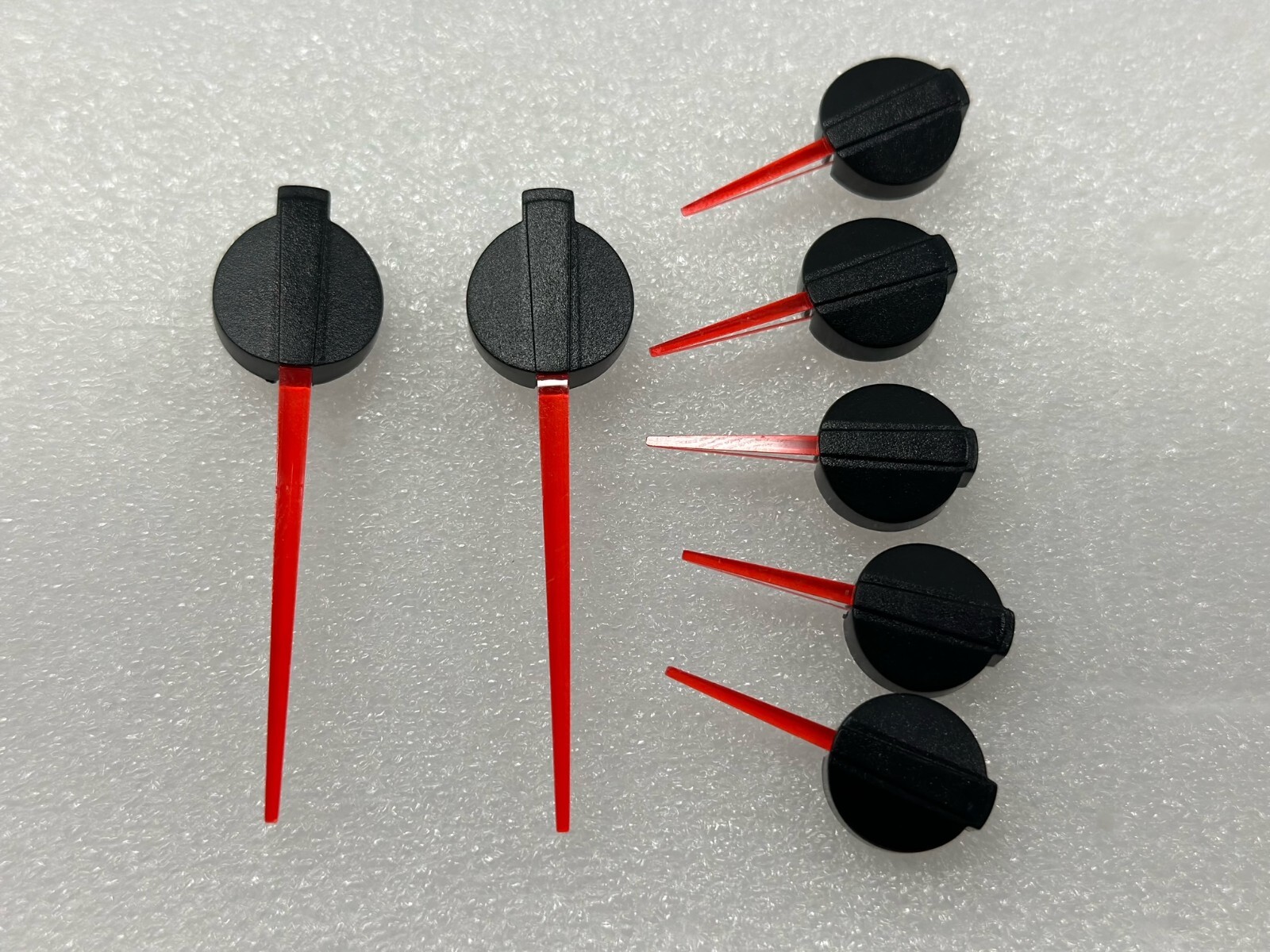 7 RED Speedometer Gauge Instrument Cluster Custom NEEDLES 2003-2006 GM ...