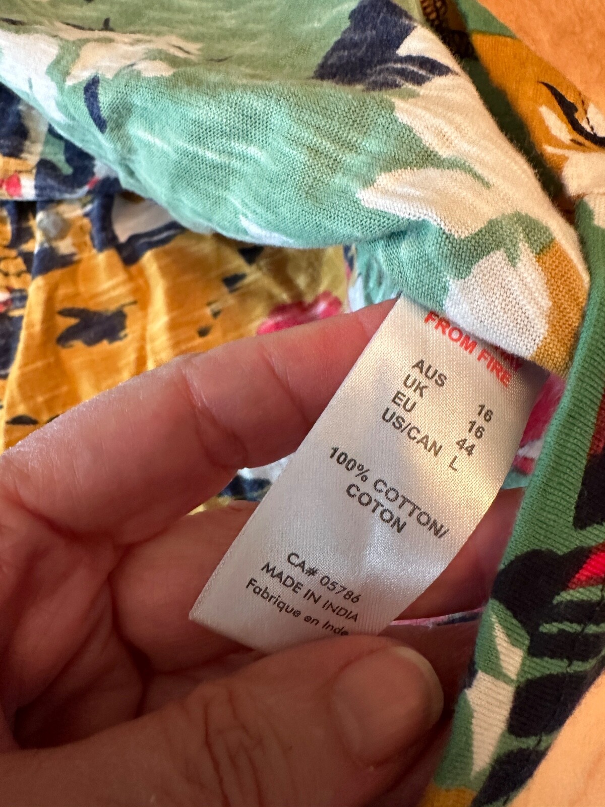 ORIENTIQUE NATURALLY AUSTRALIAN PATCHWORK TUNIC L… - image 8