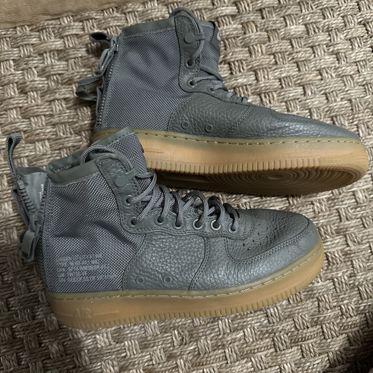 Size Nike SF Air Force Mid Mushroom for sale online