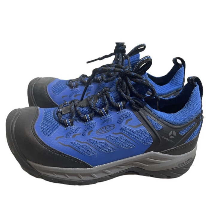 Scarpe da trekking da lavoro Keen Utility Flint blu nero KonnectFit ReGen punta in carbonio 6 5 m