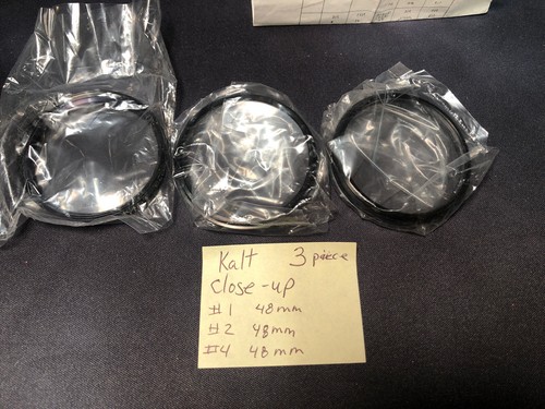 Kalt 48mm Close Up Lens Filter set #1 #2 #4 - Picture 2 of 4