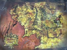 LOTR Herr der Ringe Poster Autogramme