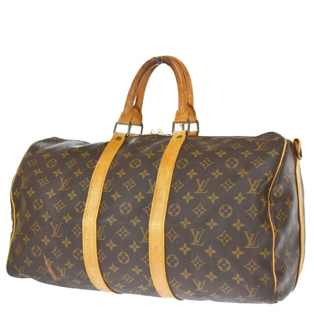 Louis Vuitton Keepall Duffle 45 Brown 