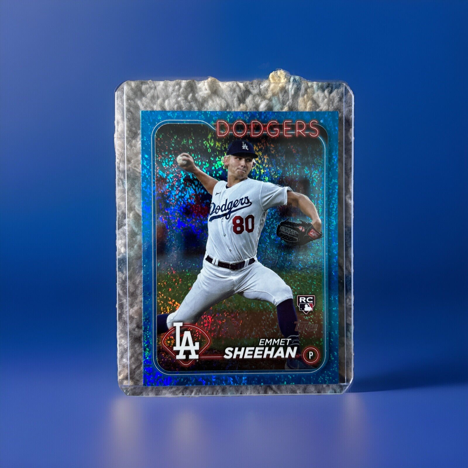 2024 Topps Series 1 - Blue Holofoil #283 Emmet Sheehan /999 (RC)