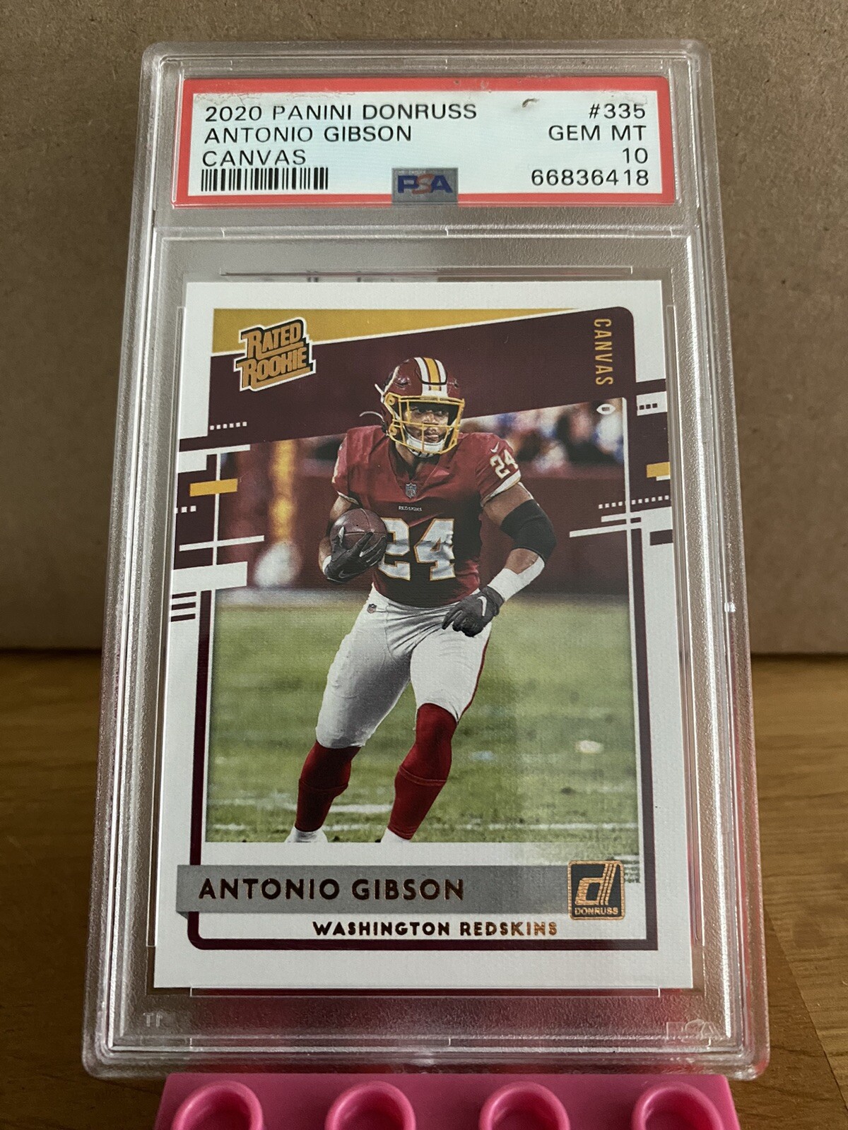 Antonio Gibson Panini Donruss #335 Canvas