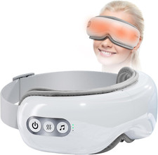 Eye Massager with Heat Heated for Migraines with Compression and Music Wireless