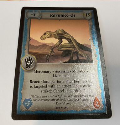 Kermess-sh Warlord: Saga of the Storm * Rare * Foil * Monster 