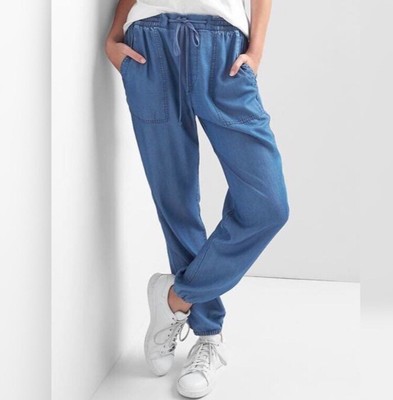 Gap Tencel Joggers Drapey Women's Sz XS 