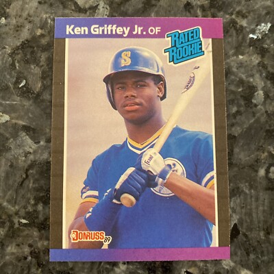 RARE-Ken Griffey Jr. Rookie ERROR CARD-No Period Dot after Inc /wrong  birthplace | eBay