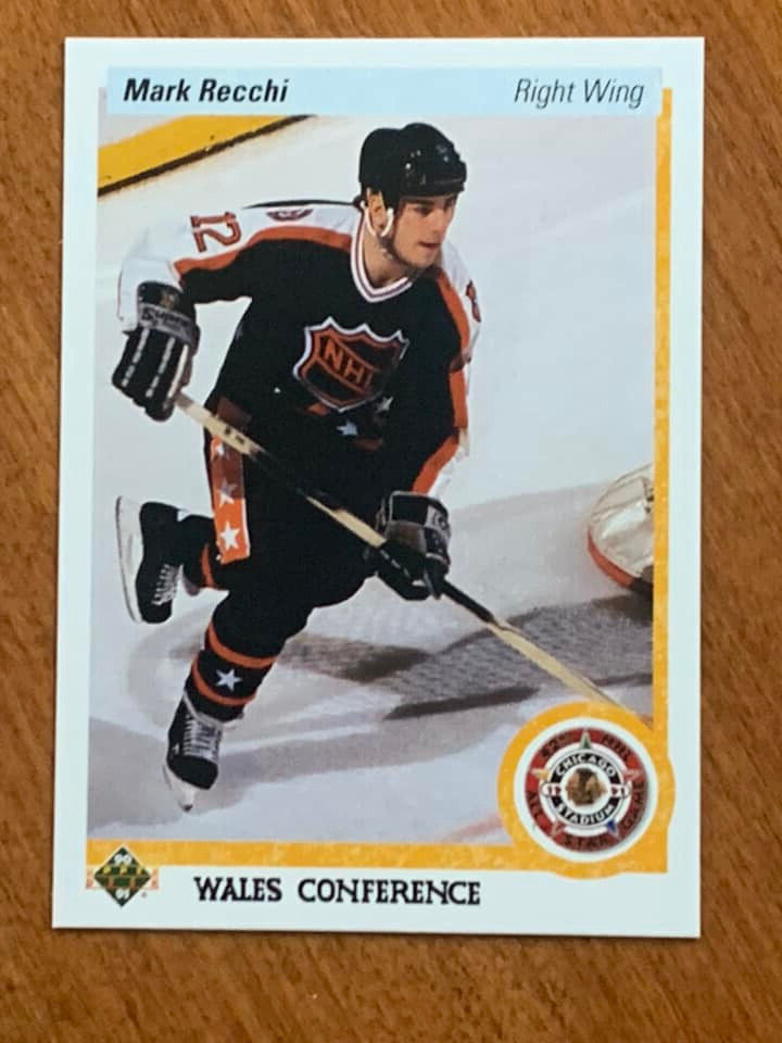 1990-91 Upper Deck # 487 Mark Recchi