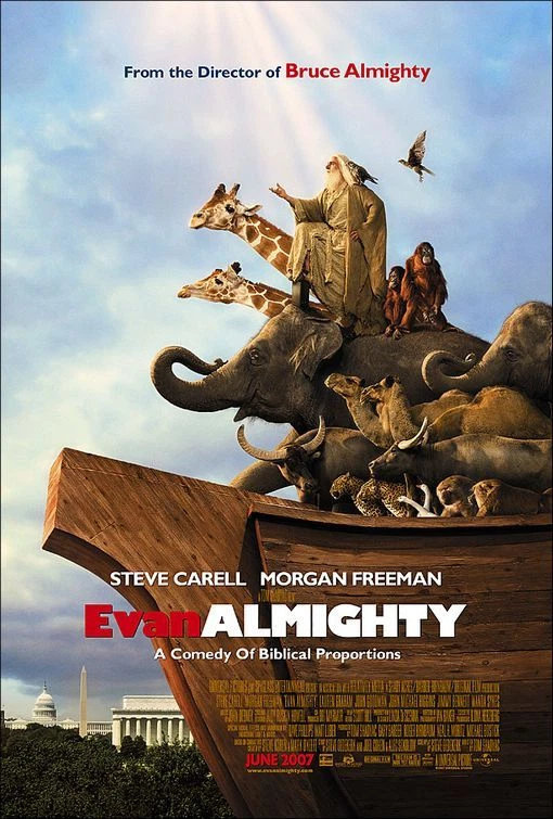 Evan Almighty - original DS movie poster - Steve Carell