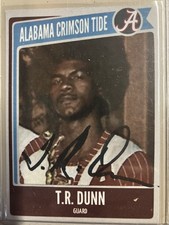 Alabama Basketball T.R. Dunn Signed card 