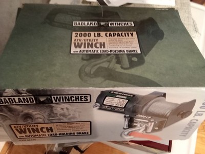 Badland winch 68146 2000 lb auto load holding brake. New