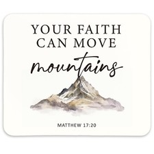 Christian Mouse Pad,Gifts for Christians,Non-Slip Rubber Base Mousepads for H...