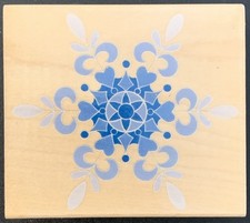Rubber Stampede Winter Snowflake 1042H Rubber Stamp