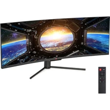 Deco Gear 49" Curved Ultrawide 3840x1080, 32:9 144Hz FreeSync 4ms Gaming Monitor
