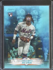 2025 Topps Stadium Club - Luisangel Acuna #115 Light Blue Parallel Rookie RC