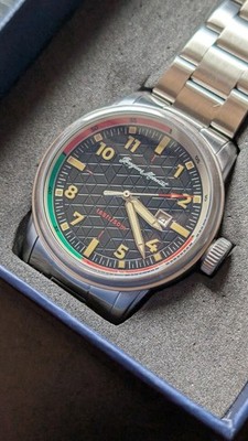 Jacques Monnat JQ-3003-11 Automatic Watch Black Dial Full Kit Box Papers