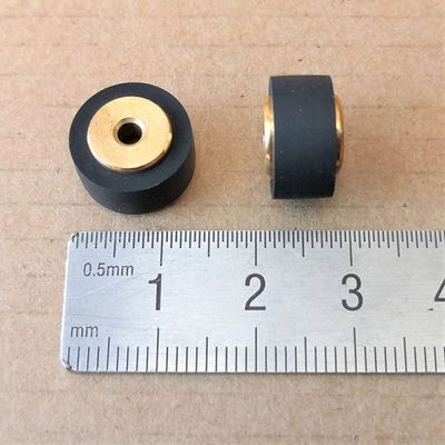 #ad For Audio Deck Accessories Pressure Belt Wheel Rubber Pulley Retractor Wheels $10.85