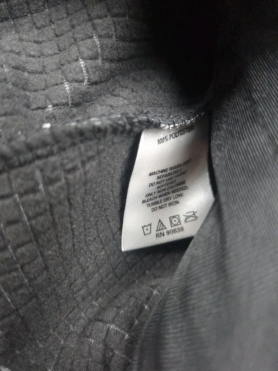 Black Port Authority Jacket With U.S. Naval Forces Europe Africa image 3