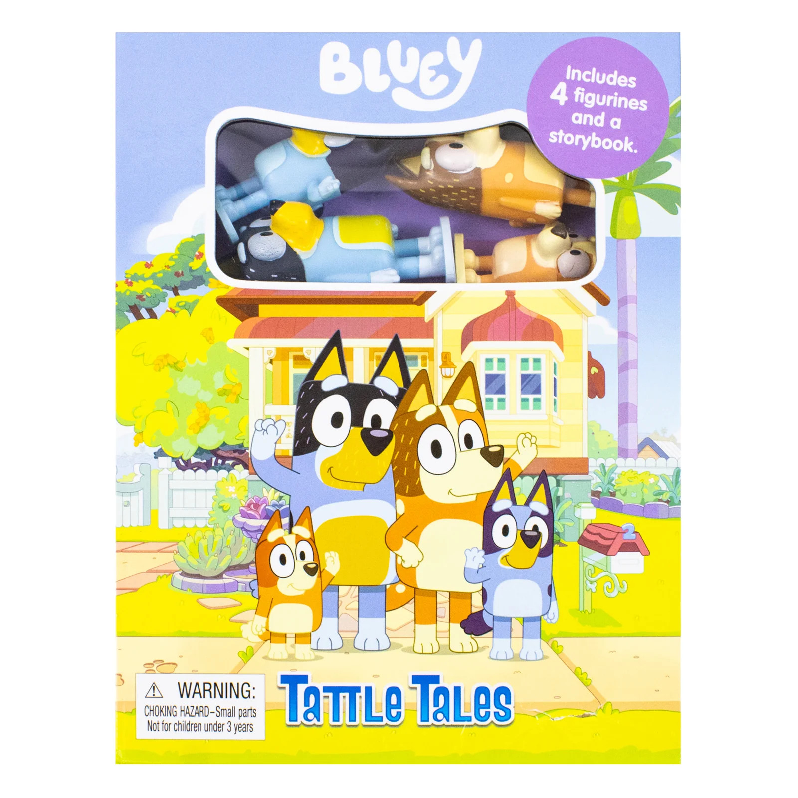 Phidal Publishing Inc. Bluey Tattle Tales Board Book With 4 Figurines (Mum, Dad, Bluey, Bingo) By Phidal Publishing - Ages 3-5 - Brand New - Image 6