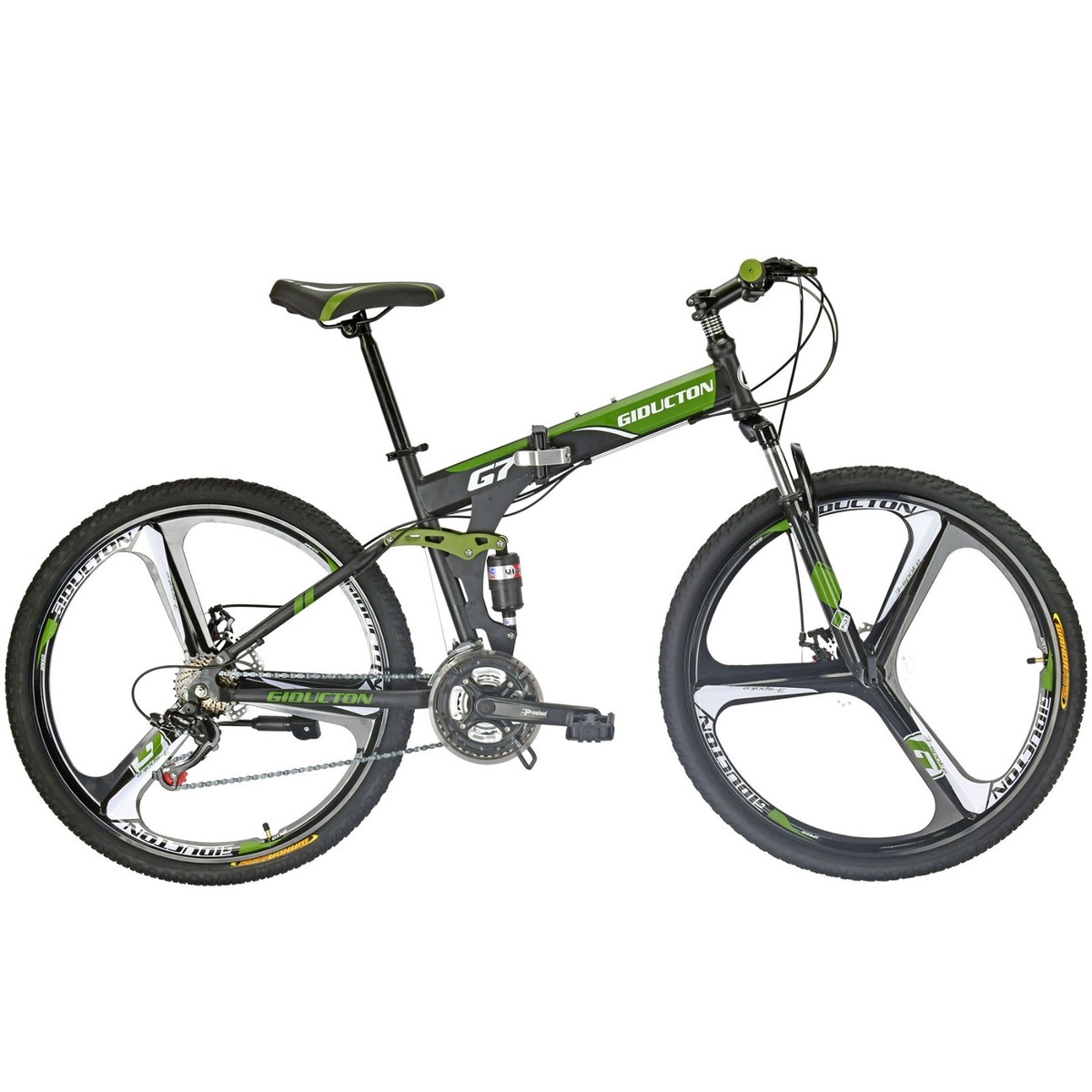 inch Mountain Bike,Folding Bikes for men,21 Speed Full