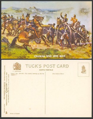 Krimkrieg 1954-1855 Tuck's Unsere Kampfregimenter Royal Artillery alte Postkarte