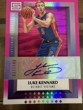 Luke Kennard 2017-18 Panini Status Freshman Signatures #FS-LKA Pink /149