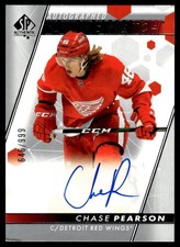 2022-23 SP Authentic Future Watch Autographed Chase Pearson Auto 646/999 Detroit