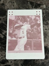 2007 Topps UH260 1/1 Magenta Printing Plate Matt Holiday @QG10