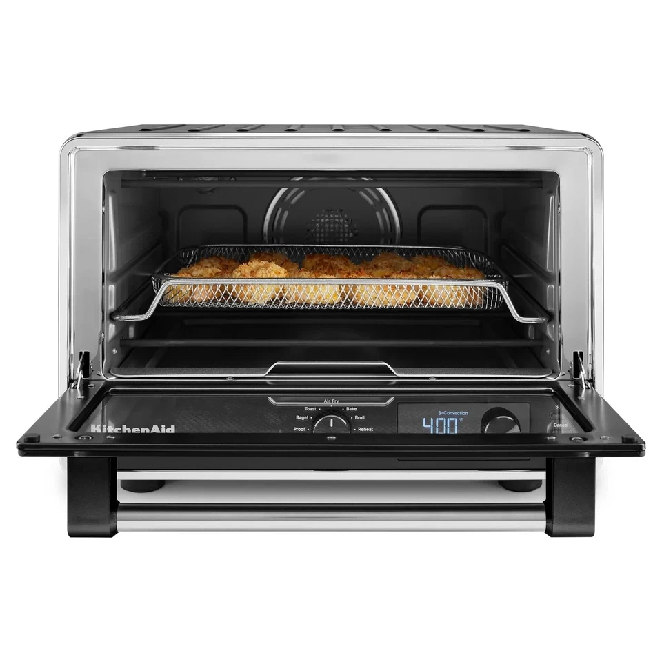 KitchenAid KCO124BM Horno Encimera con Freír Aire - Negro, Envío Rápido Gratis EE. UU. Foto 2 de 4