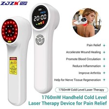 1760mW Cold Laser Therapy Low Level Red Light Treatment for Pain Relief Device