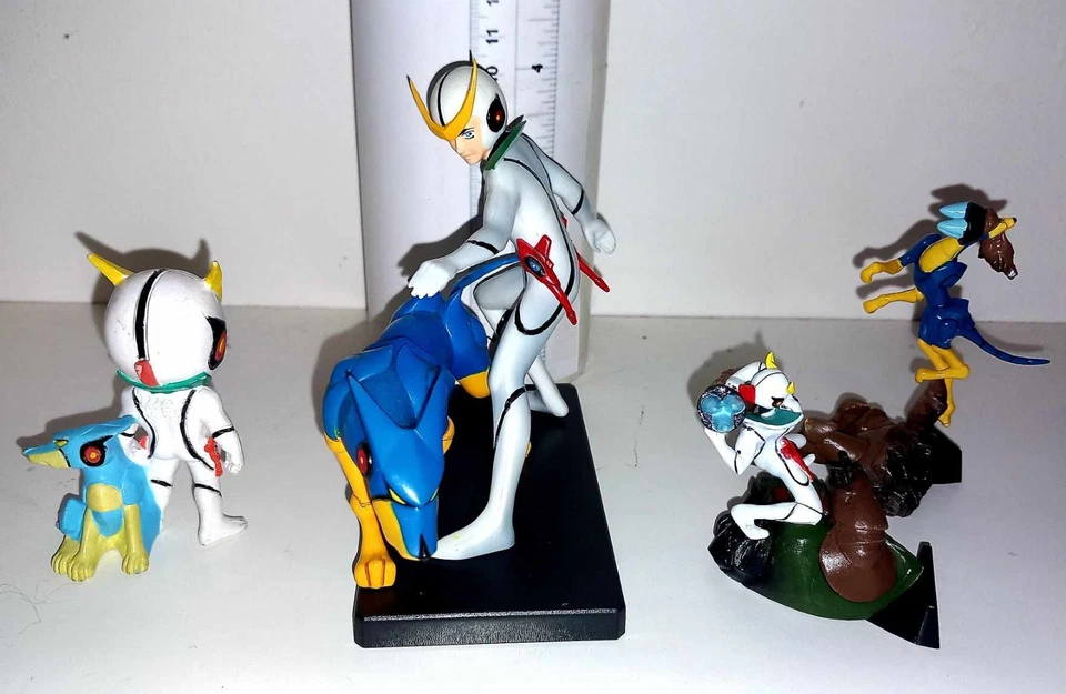 KYASHAN E FLENDER IN 3 VERSIONI E MISURE - ANIME MANGA FIGURE - Immagine 2 di 2