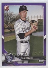 2018 Bowman Prospects Purple 227/250 Sam Howard #BP109 11pj