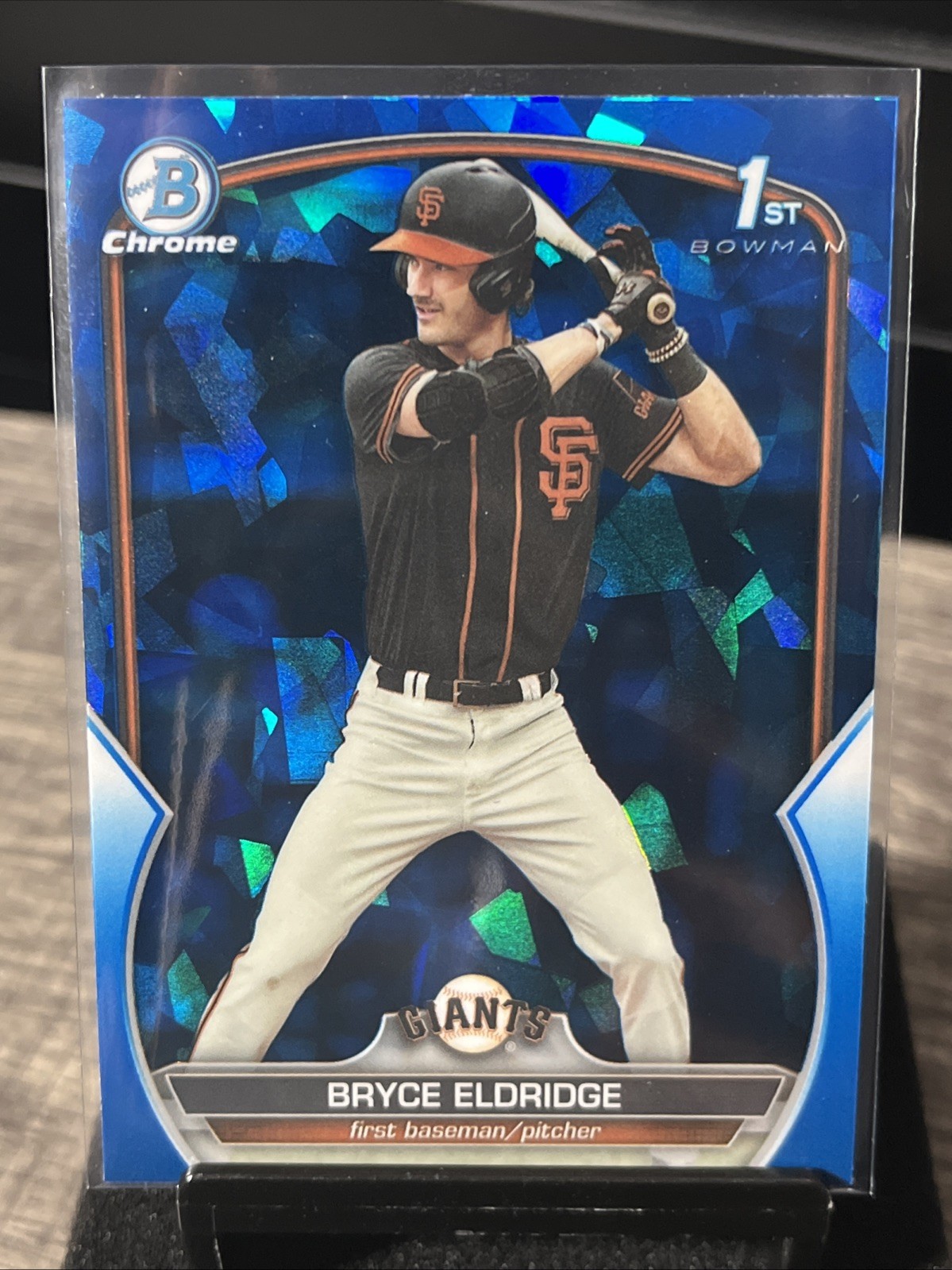 2023 Bowman Draft Sapphire 1st Bryce Eldridge #BDC-107 Giants