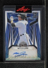 2023 Leaf Metal Pre-Production Proof Blue Wave 1/1 Mitch Jebb #BA-MJ1 Auto 7bt