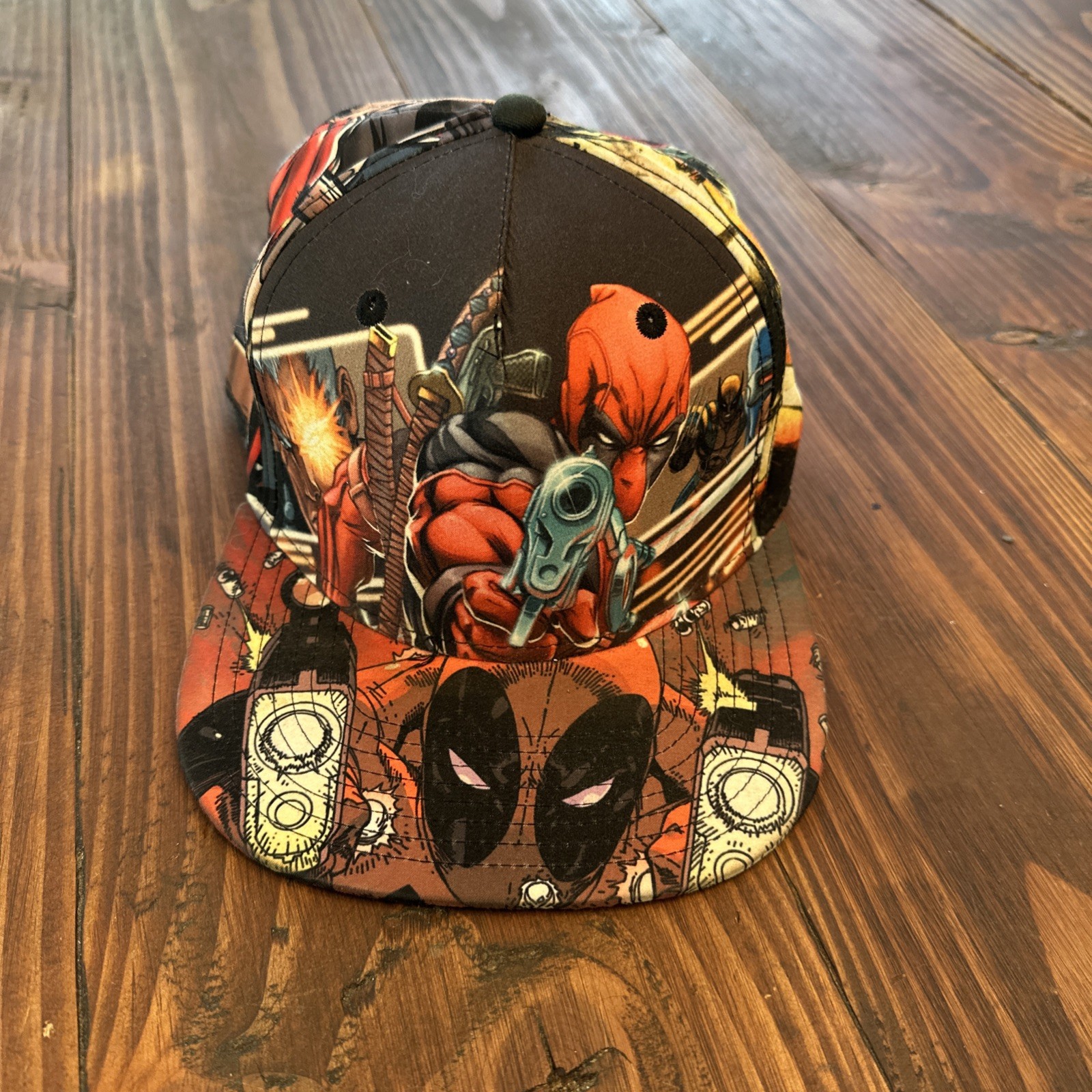 Marvel Original SnapBack Deadpool Baseball Cap - image 1