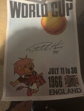 England FA 1966 World Cup Sir Geoff Hurst Signed Print