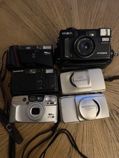 6 Film Camera Lot Vintage For Parts Or Repair