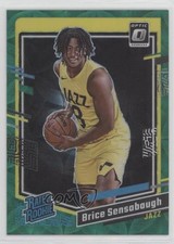 2023 Panini Donruss Optic International Green Prizm 54/65 Brice Sensabaugh rf2