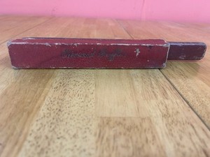 Antique Edmond Roffler French Straight Razor 2 Sided Paddle Strop/ Hone w/ Case
