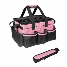Cleaning Supply Carrier Large Capacity Multi-Pocket Tool Tote for Garden