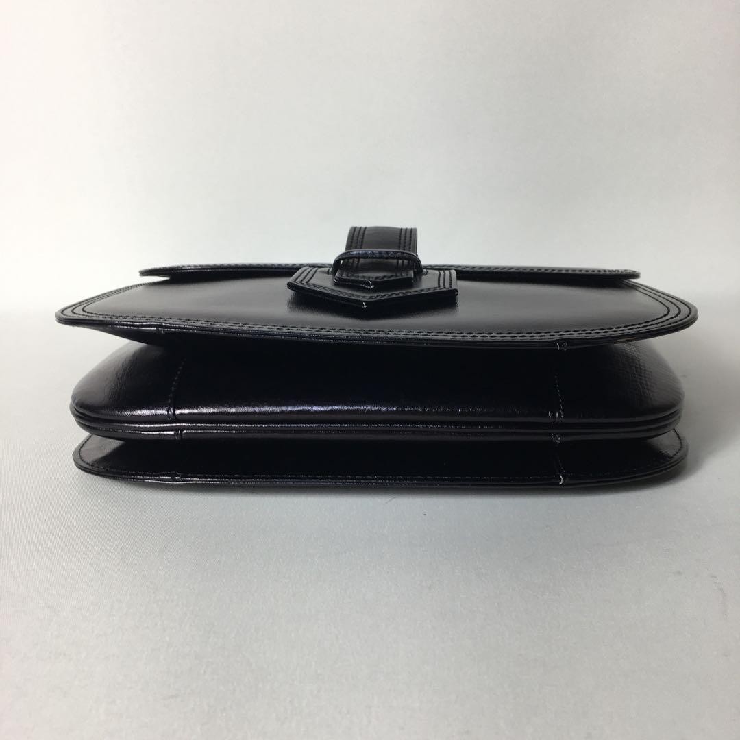 Borsa a tracolla Yves Saint Laurent YSL Cassandra pelle nera autentica F07141211