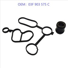 Polo golf caddy seat Ibiza Toledo Audi A3 oil filter housing seal and liner