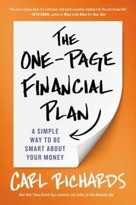 The One-Page Financial Plan: A - Hardcover, by Richards Carl - Very Good b
