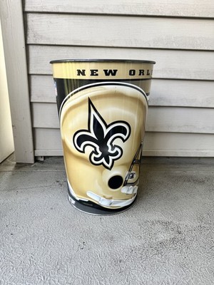 New Orleans Saints WinCraft NFL Football Team Metal Trash Can