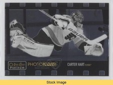 2020-21 O-Pee-Chee Platinum Photo Driven Carter Hart #PD-17 READ hj3